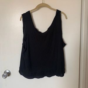 Black Free People Tank Top
